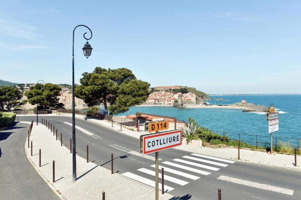 Vue Imprenable - Piscine - Parking Prive - Terrasse - Collioure 아파트 외부 사진